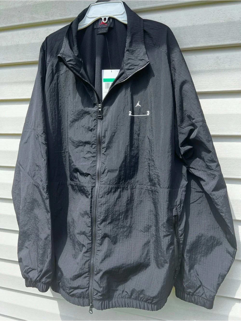 NEW Air Jordan size XL Mens Engineered Windbreaker Black Jacket